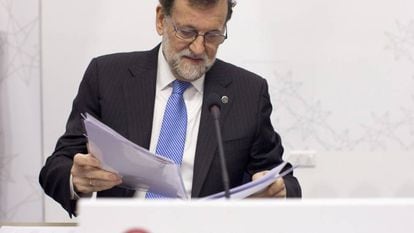 Mariano Rajoy, durante a cúpula em Malta.