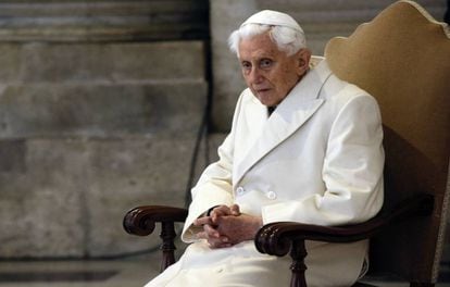 O papa emérito, Bento XVI, em 2015