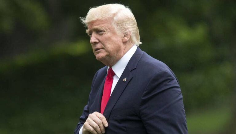 Donald Trump, na sexta-feira na Casa Branca.