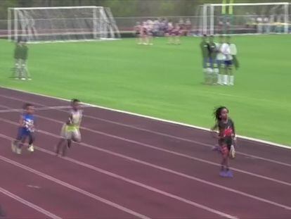O menino de sete anos que está a apenas três segundos de Usain Bolt