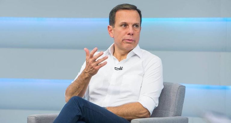 João Doria, durante a sabatina realizada pelo EL PAÍS e TV Brasil.