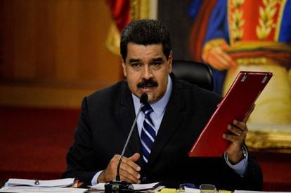 O presidente da Venezuela, Nicolás Maduro, acusa Almagro de “traidor”.