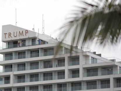 O Trump Hotel, no Rio de Janeiro, com vistas ao Ocêano Atlántico.