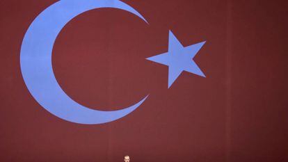 O presidente turco, Recep Tayyip Erdogan, no dia de 10 de julho.