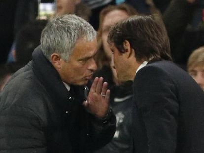 José Mourinho recrimina Antonio Conte.