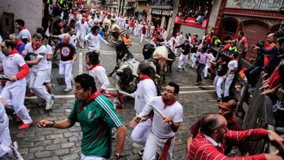 Corrida de touros em Pamplona, em 2014.