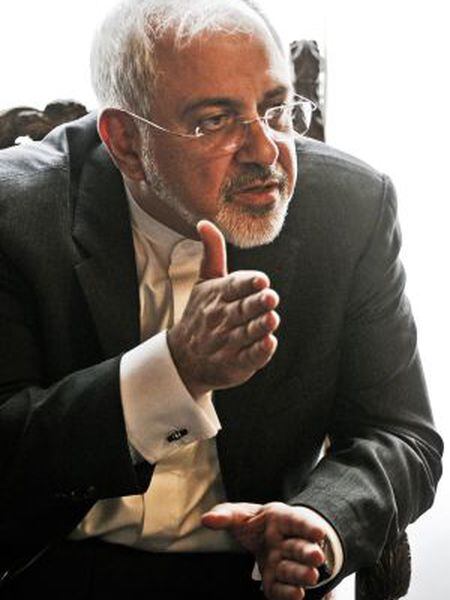 O ministro de Relações Exteriores do Irã, Mohammad Javad Zarif, nesta terça-feira, em Madri.