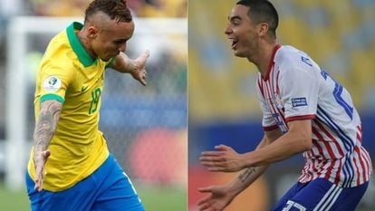 Everton e Miguel Almirón são destaques de Brasil e Paraguai nesta Copa América.