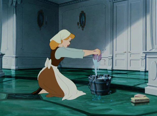 Imagem de ‘Cinderela’, desenho animado da Disney.