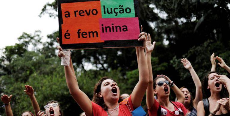 Manifestação em São Paulo.