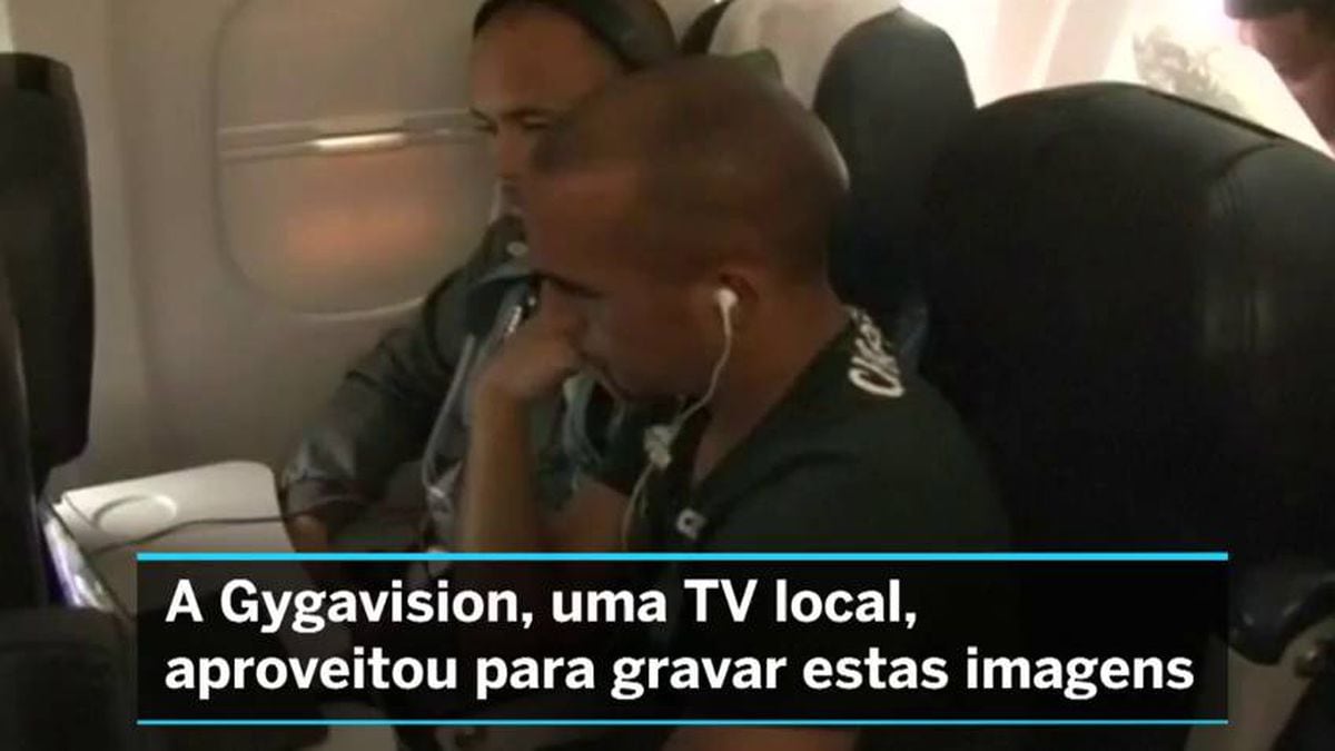 VÍDEO, A última entrevista com a equipe da Chapecoense, a bordo do avião  antes de decolar, Esportes