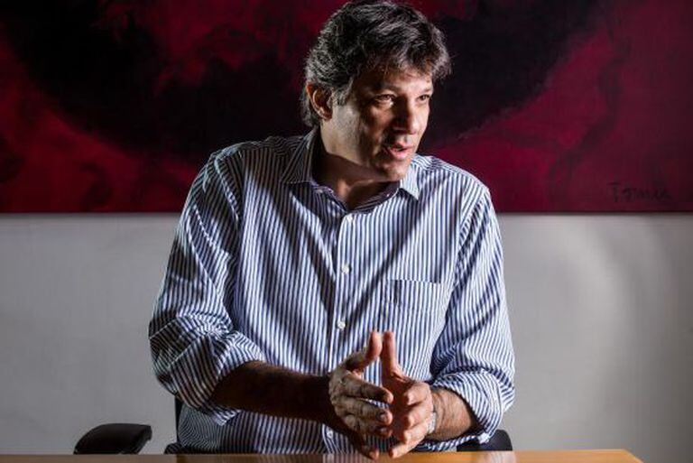 O prefeito Fernando Haddad, nesta quarta-feira.