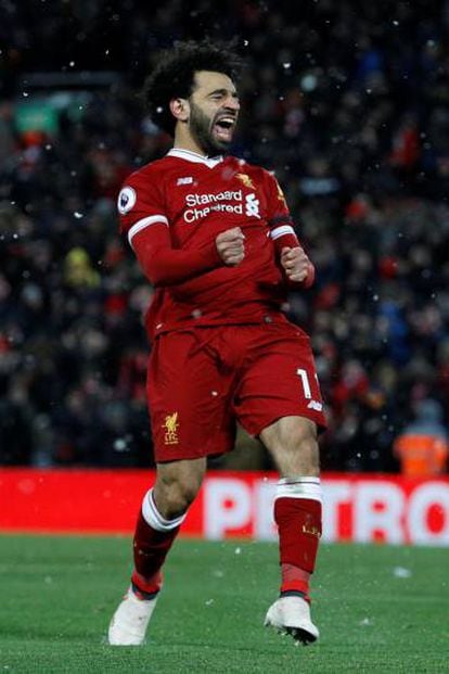 Salah, contra o Watford.