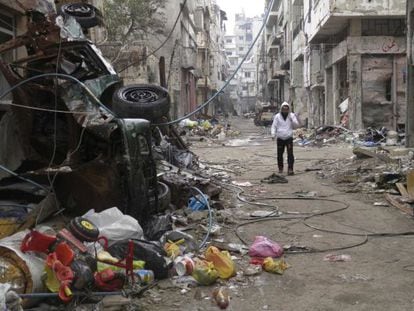 Homs, Síria, em uma foto deste 26 de janeiro.