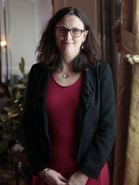A comissária de Comércio da União Europeia, a sueca Cecilia Malmström.
