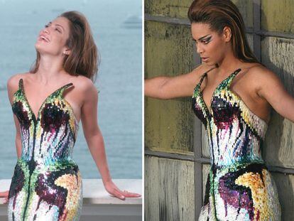 Em maio de 1998, Jennifer Lopez posou com um vestido de corte sereia com lantejoulas e cores chamativas no Festival de Cinema de Cannes (França). Dez anos depois, Beyoncé usou exatamente o mesmo vestido para uma cena de seu videoclipe 'Diva'.