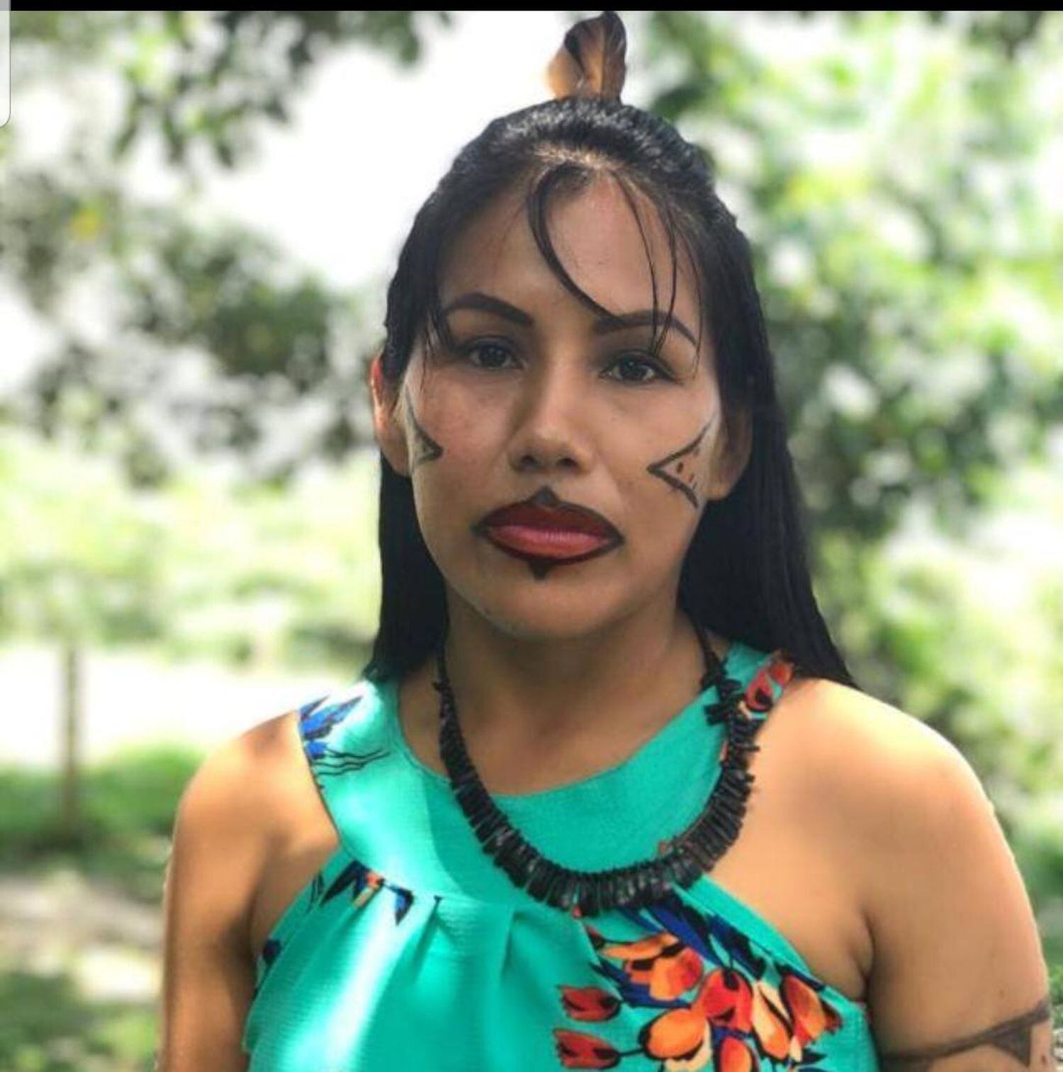 Indígena da etnia Tikuna, Nedilsa Pereira.