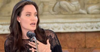Angelina Jolie, no Camboja.