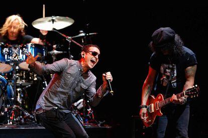 Chester Bennington, vocalista do Linkin Park.