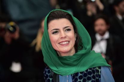 A atriz iraniana e membro do júri de Cannes Leila Hatami.