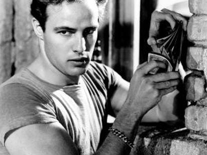 Marlon Brando, no filme de Elia Kazan 'Um bonde chamado desejo'.