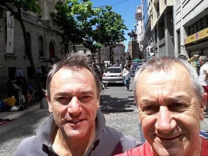 Roberto Bardella, 52 anos, (e) e Rino Polatto (d) de 59