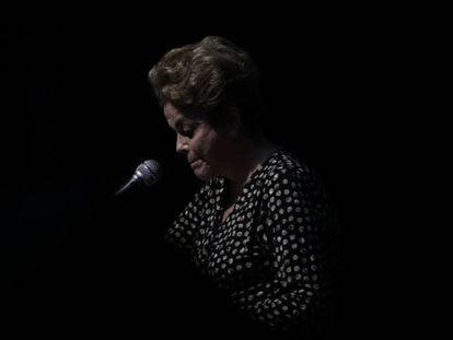 Dilma Rousseff participa en una conferencia sobre políticas para las mujeres el martes 10 de mayo de 2016