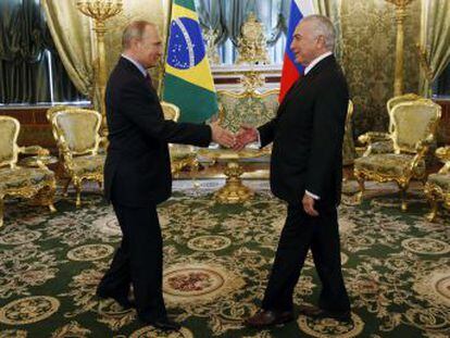 Em Moscou, Temer promete esforço para acordo do Mercosul com bloco que inclui Rússia. Comércio bilateral caiu 11% em 2016