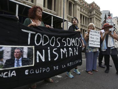 Manifestação pedindo justiça no caso Nisman, no último dia 18.