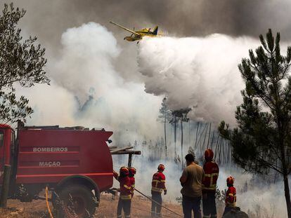 Mais de 800 bombeiros lutam contra os incêndios em Portugal