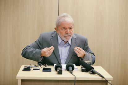Lula durante a entrevista desta sexta.