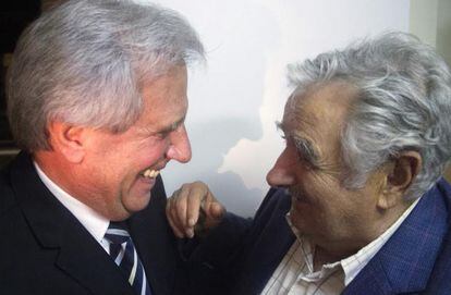 Tabaré Váquez (75 anos) e José Mujica (80 anos).