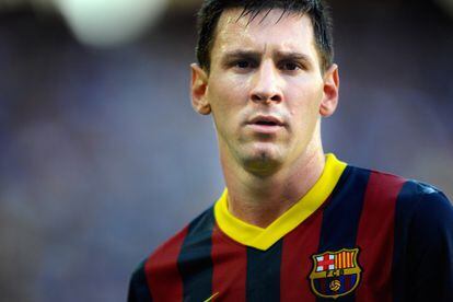 Messi, durante uma partida do Barcelona.