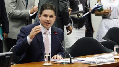 O presidente da CPI da Petrobras, Hugo Motta (PMDB-RJ)