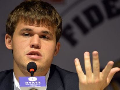 Carlsen, depois da partida.