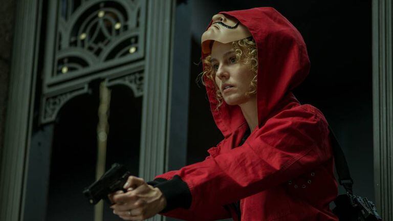 Esther Acebo na terceira parte de 'A casa de papel'.