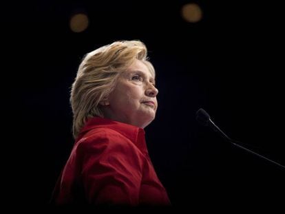 Hillary Clinton, em um comício em Pittsburgh, em 30 de julho de 2016.