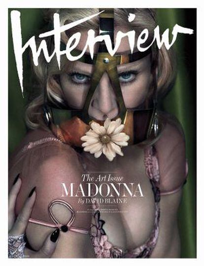 Madonna na capa da Interview.