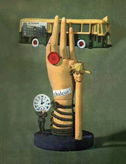 Colagem de Jacques Carelman para a edição de 1963 de “Exercícios de estilo”, de Raymond Queneau.