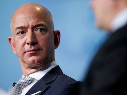O chefe de Amazon, Jeff Bezos.