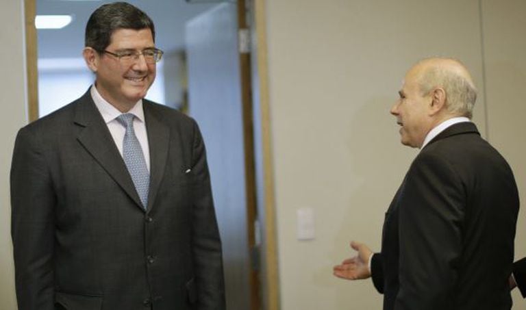 Futuro ministro da Fazenda, Levy encontrou o titular, Mantega.