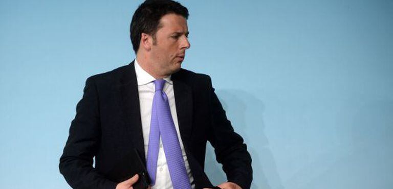 O primeiro-ministro italiano, Matteo Renzi, em Roma na terça-feira passada.