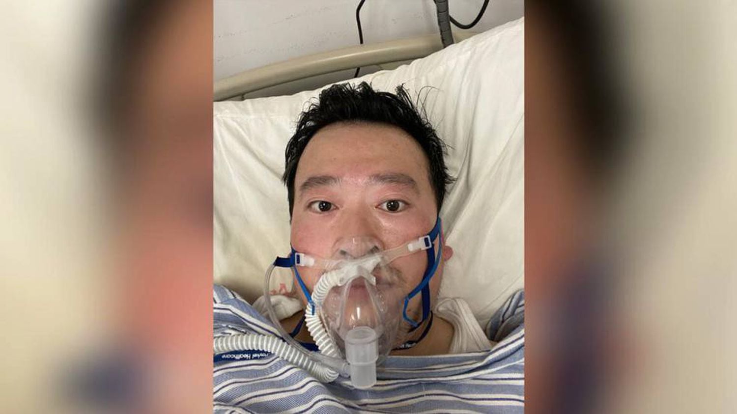 O oftalmologista Li Wenliang, morte pelo coronavírus de Wuhan.