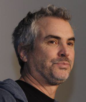 Alfonso Cuarón em uma entrevista coletiva em abril.