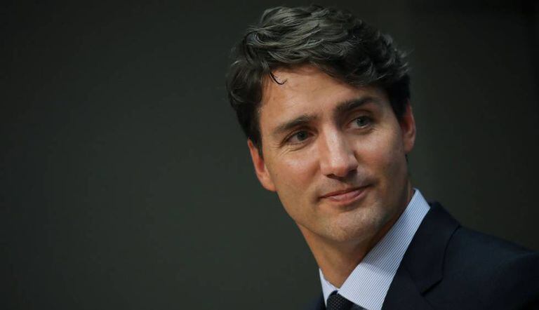 O primeiro-ministro do Canadá, Justin Trudeau, na Assembleia Geral das Nações Unidas.