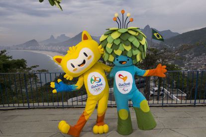 As mascotes dos Jogos Olímpicos e Paralímpicos de 2016.
