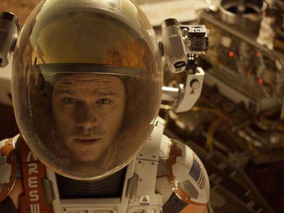 Matt Damon em 'Perdido em Marte'.