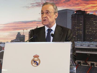 Florentino Pérez, presidente do Real Madrid e da nova Superliga europeia.