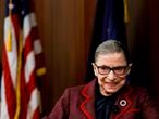 New York (United States), 06/02/2018.- (FILE) - United States Supreme Court Justice Ruth Bader Ginsburg attends an event at New York Law School in New York, New York, USA, 06 February 2018. According to reports on 18 September 2020, United States Supreme Court Justice Ruth Bader Ginsburg has died at the age of 87. Justice Ginsburg, also known as RBG, took office on 10 August 1993 after an appointment by then US President Bill Clinton. She was the oldest of the nine serving supreme court judges at the time of her death. (Estados Unidos, Nueva York) EFE/EPA/JUSTIN LANE *** Local Caption *** 54091573

