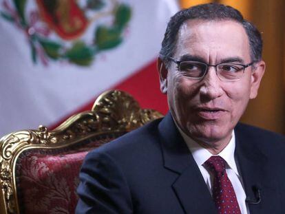 O presidente peruano, Martín Vizcarra, nesta semana.